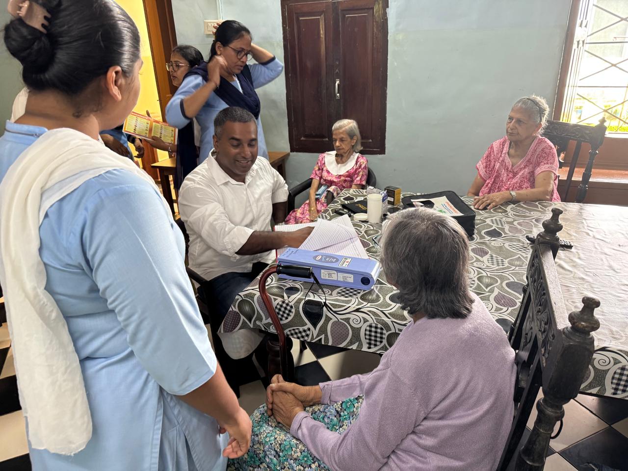 	Health Check-up conducted by LC Old Goa on 12th July at Old Age Home, Diwar, Tiswadi, Goa.