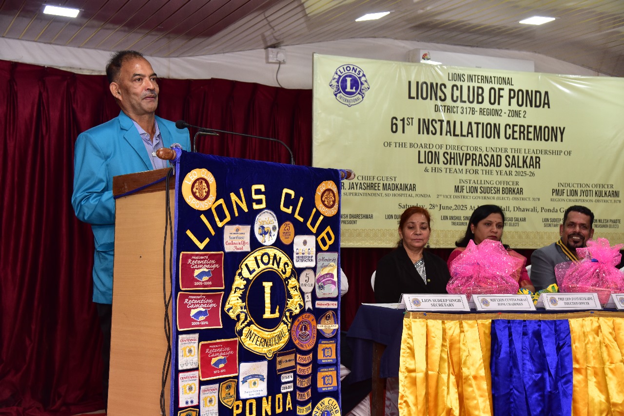 LC Ponda Club Installation ceremony.