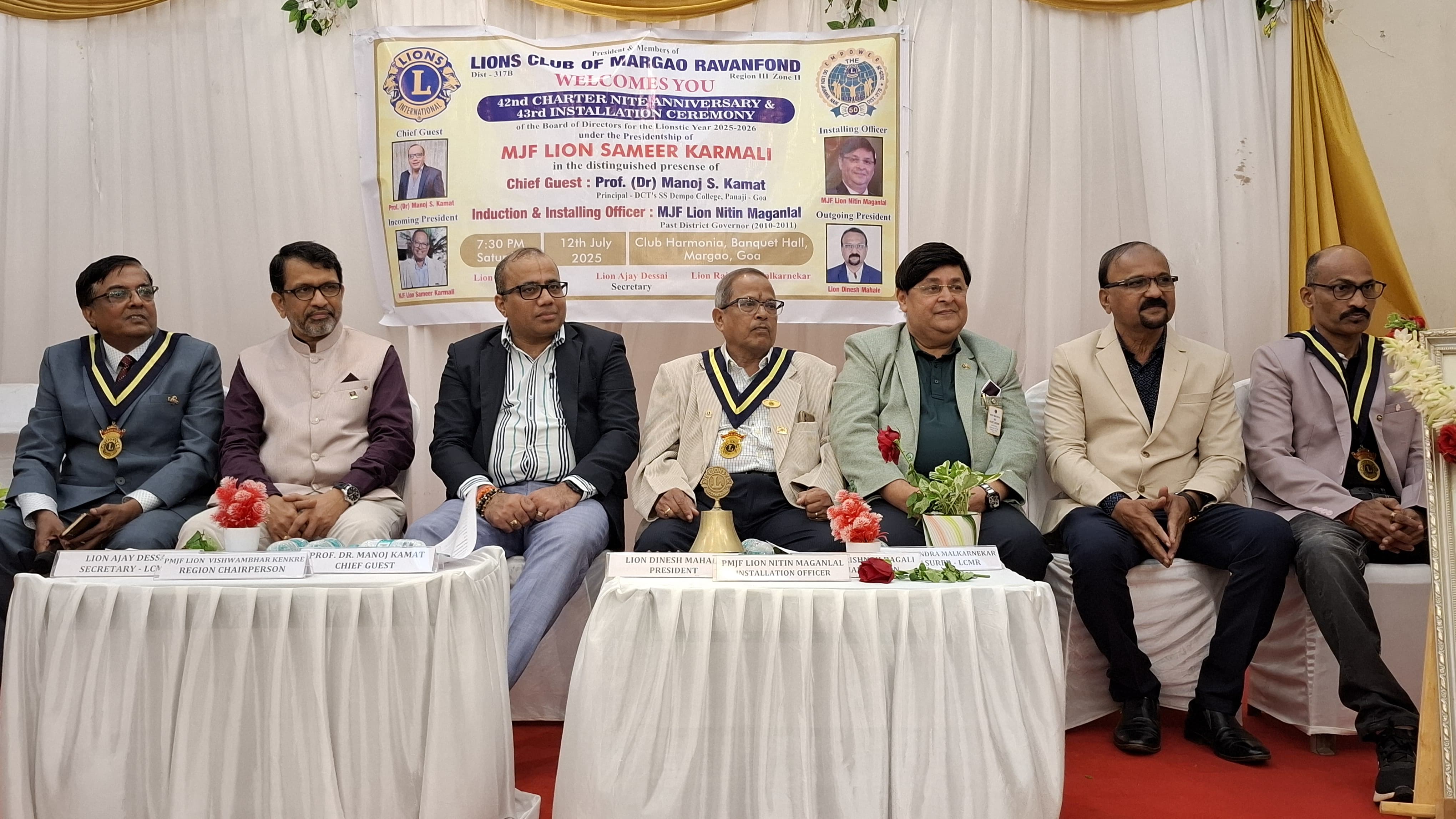 BOD Installation, Charter Nite Celebration,