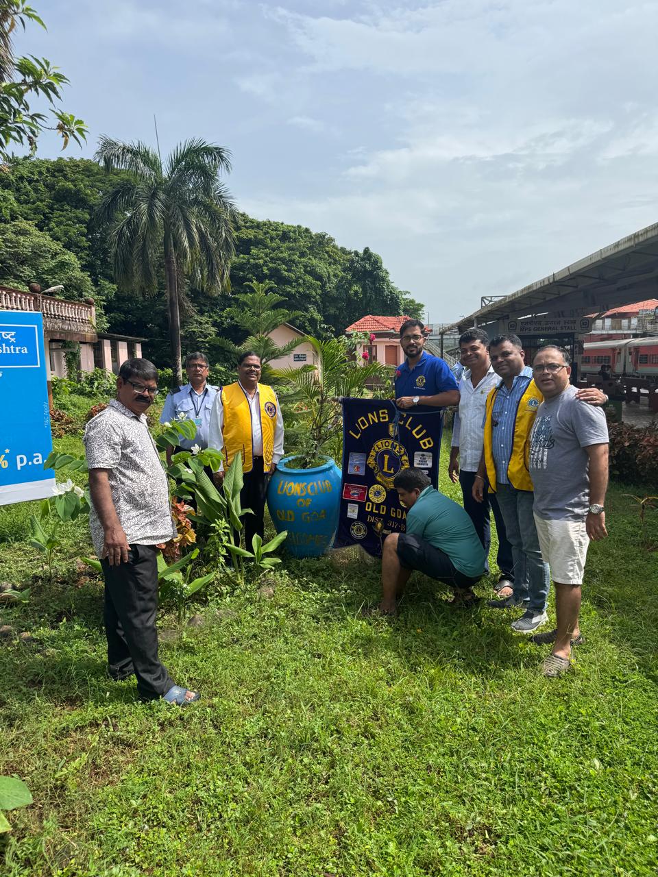Permanent Project Maintained by LC Old Goa at the Karmali Railway Station
