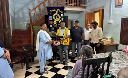 Handed over Gas Stove to Lar Santa Margarida Old Age Home, Old Goa.