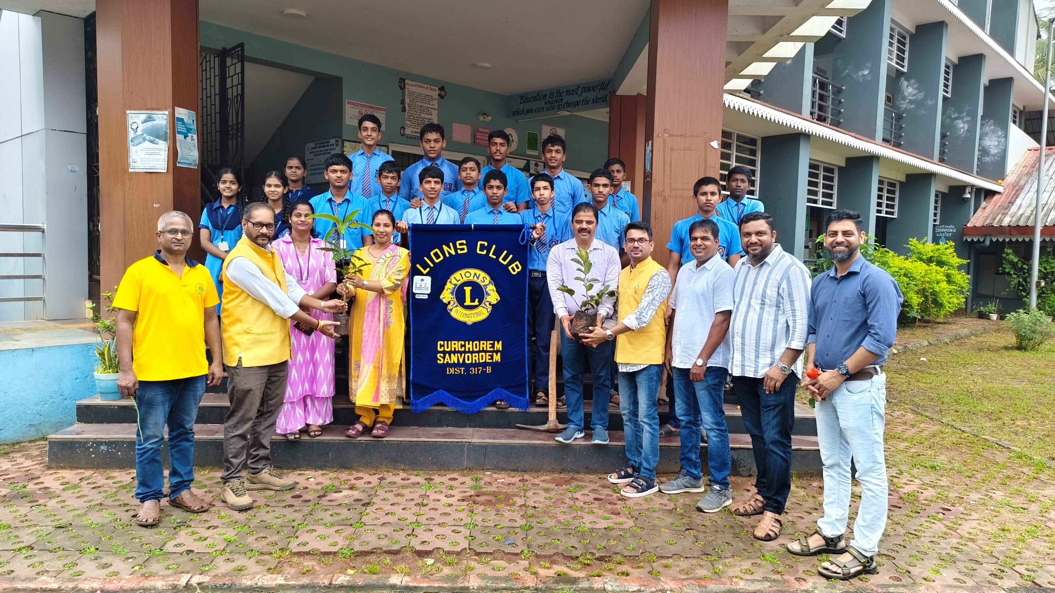 Vanmohatsav celebrated at Govt High School Xeldem Quppem Goa