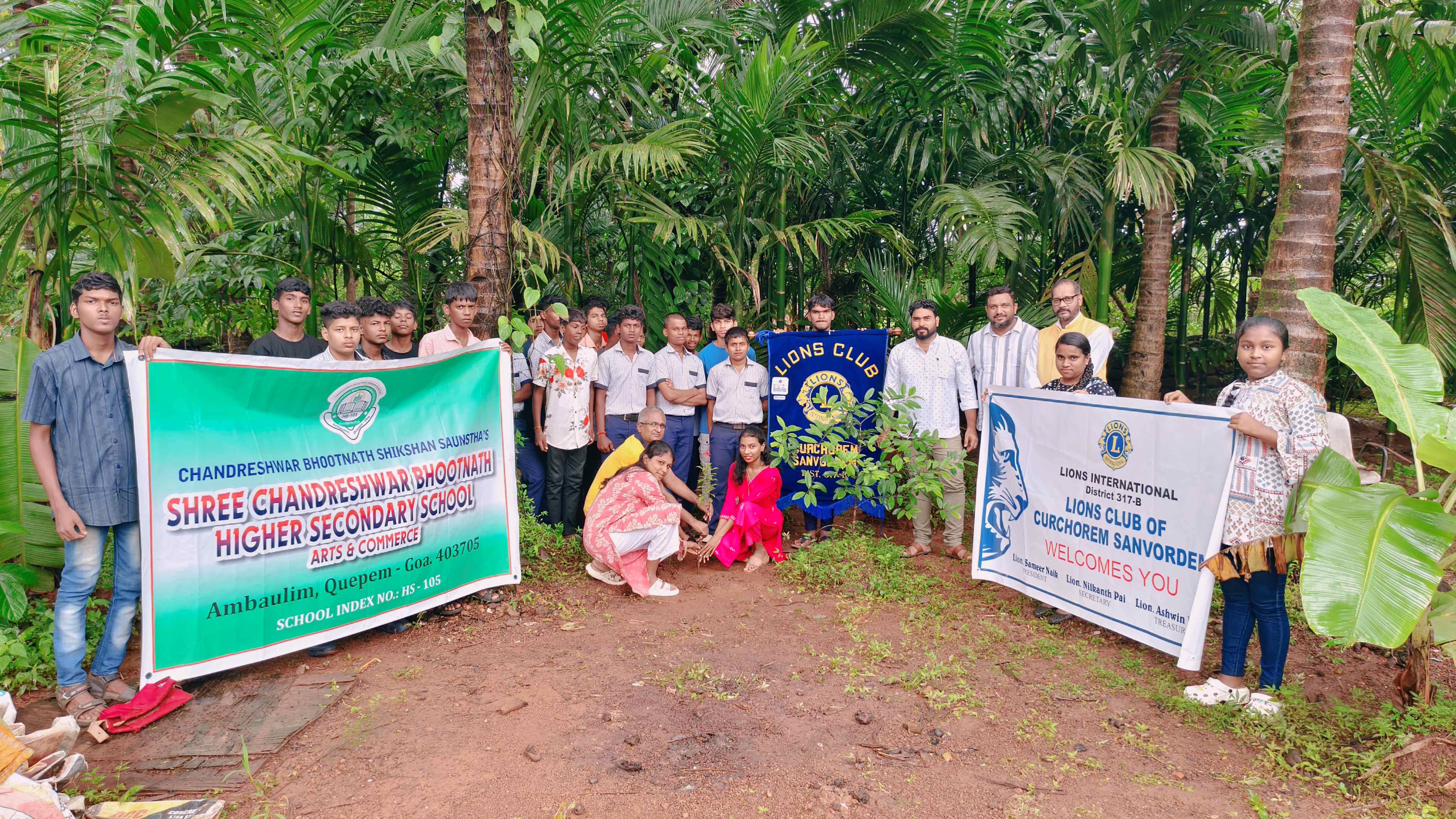 Vanmohatsav celebrated at Shree Chandreshwar Bhoothnat Higher Sec. School Quepem Goa