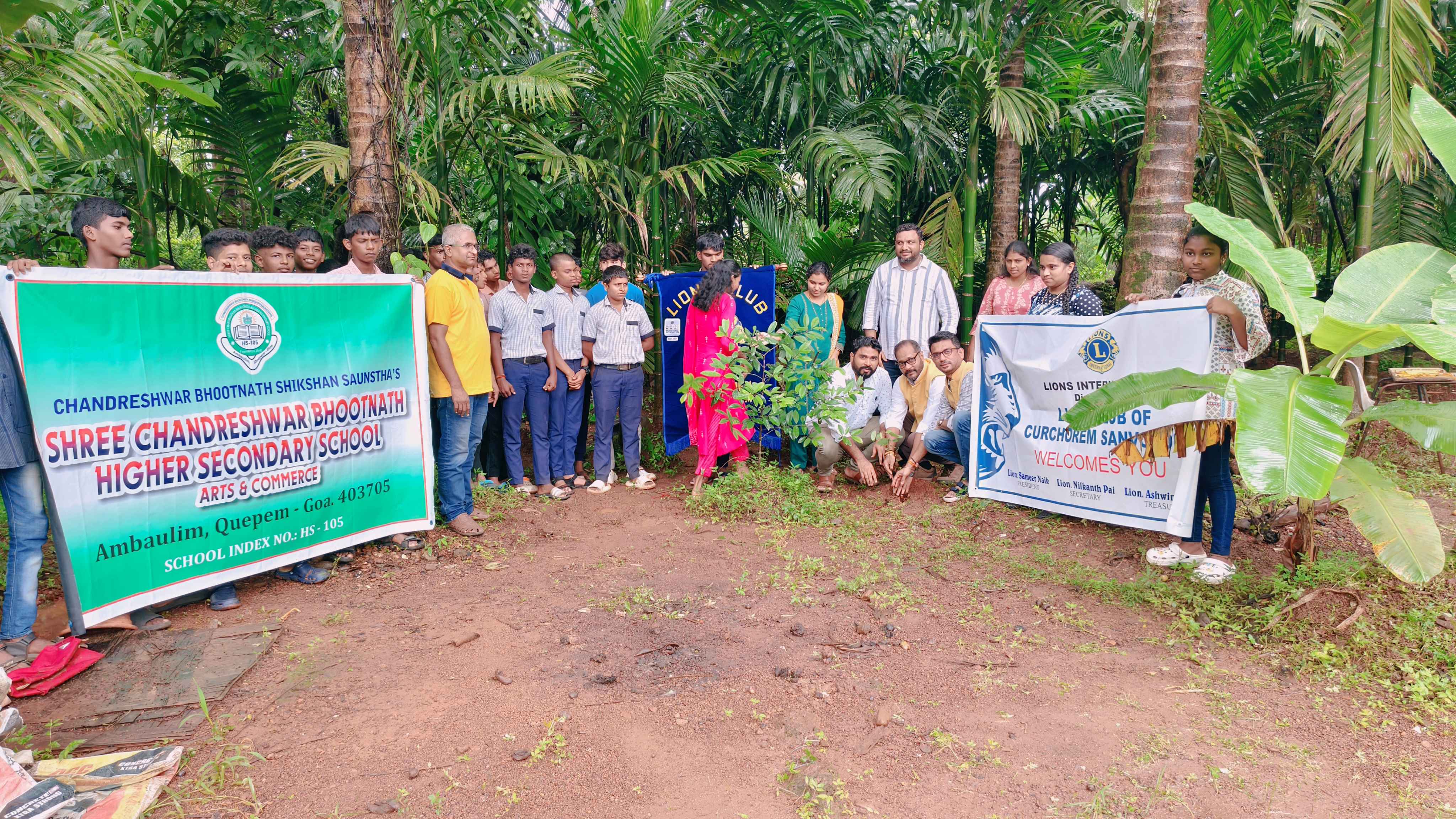 Vanmohatsav celebrated at Shree Chandreshwar Bhoothnat Higher Sec. School Quepem Goa