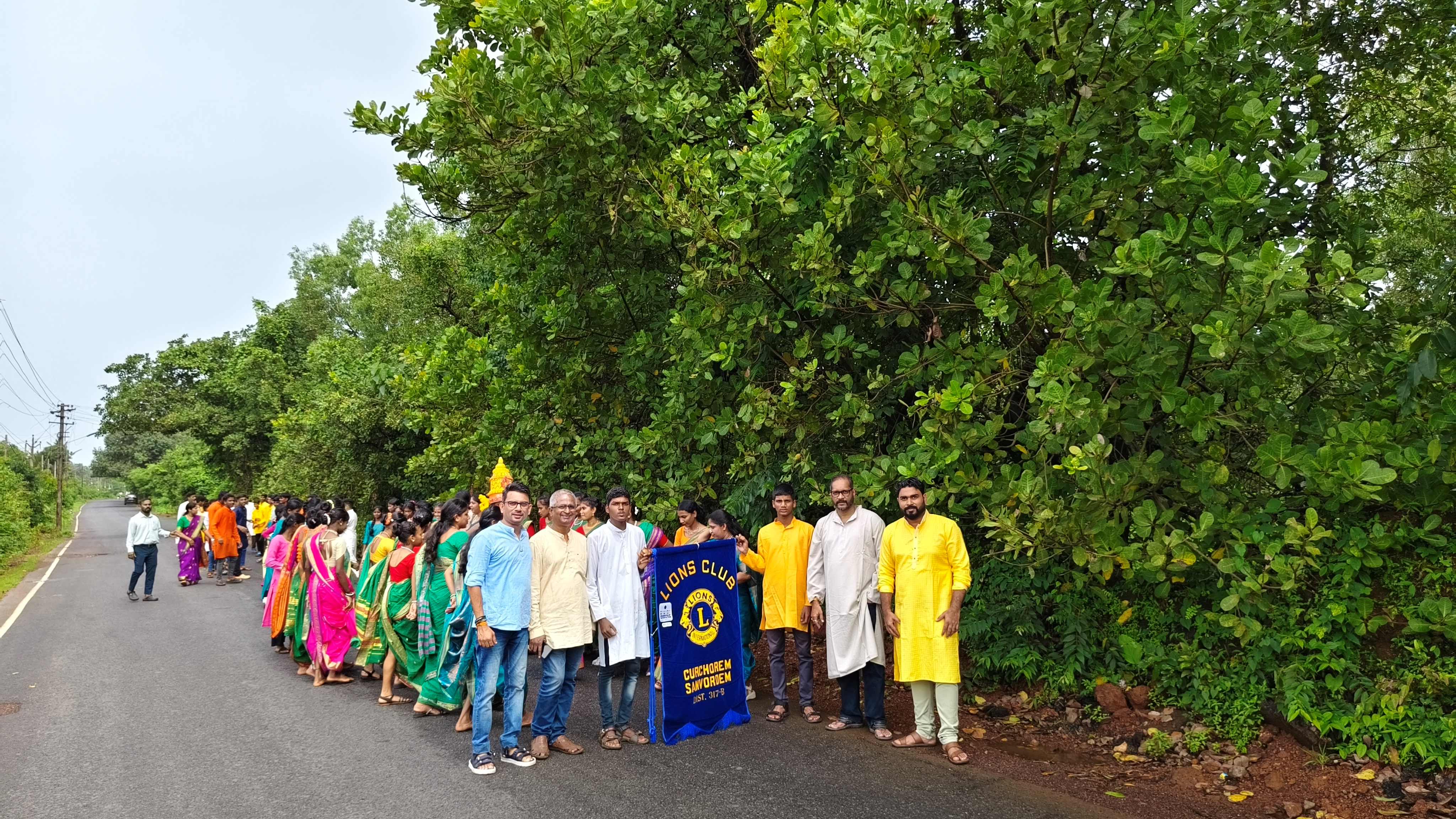 Dindi Celebration on the occasion of Ashadi Ekadashi at Shree Chandreshwar Bhoothnat Higher Sec. School Ambaulim Quepem Goa