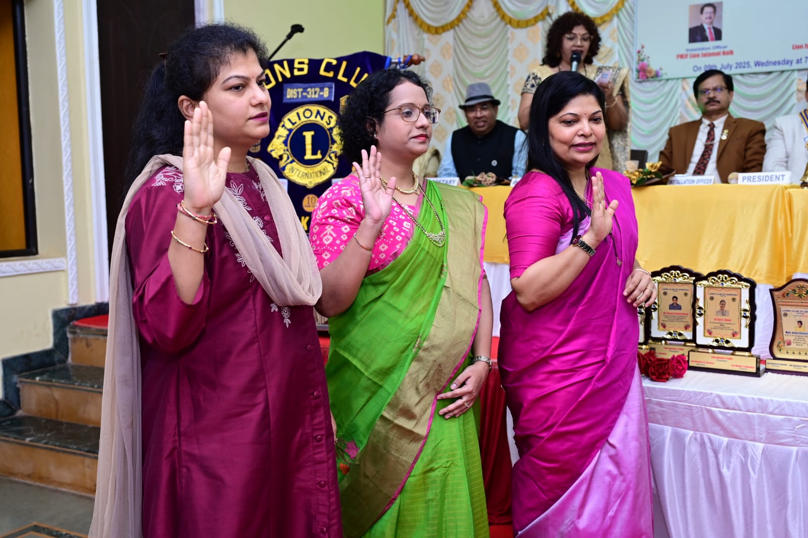 Induction of new members 