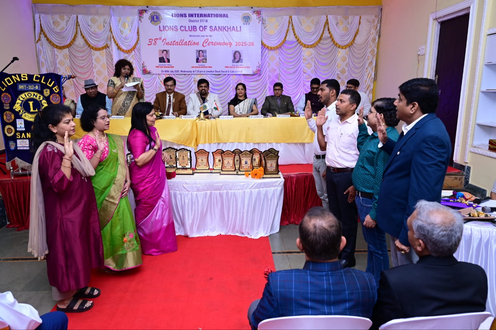 Induction of new members 