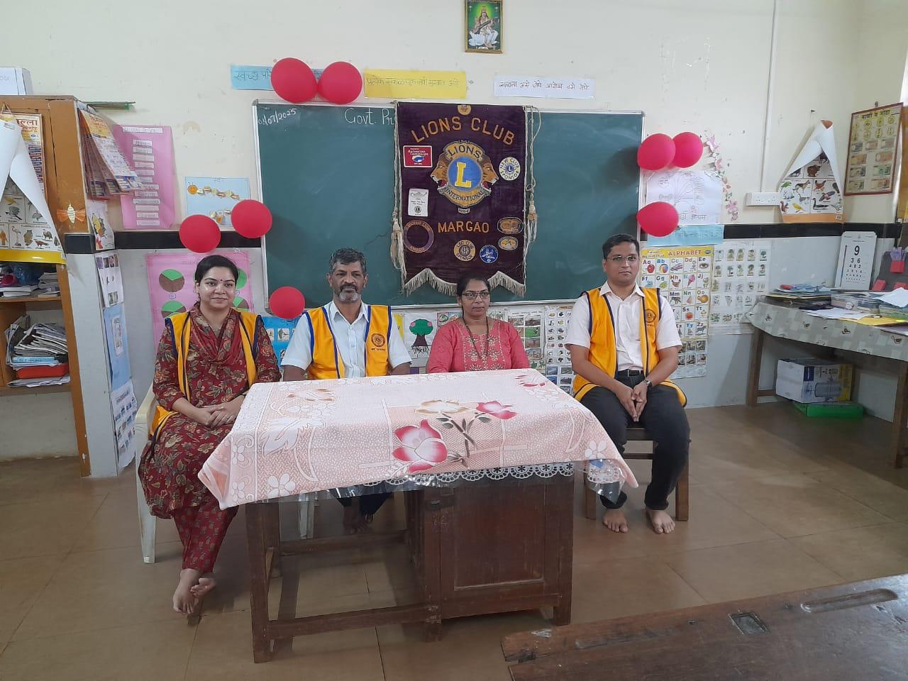 Donation of Note Books and Text Books to Govt. Primary School Fatorda Margao