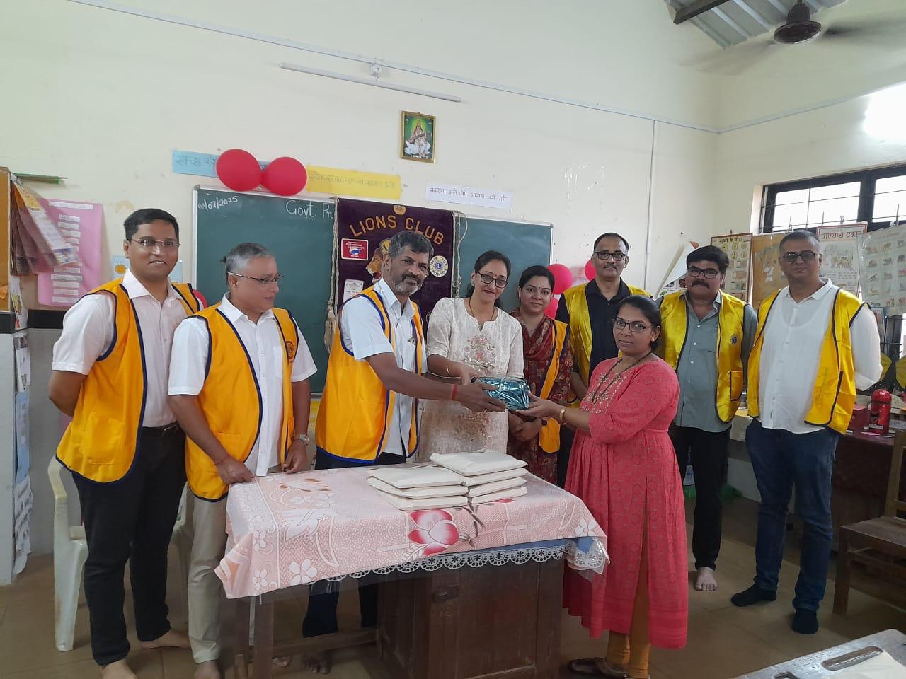Donation of Note Books and Text Books to Govt. Primary School Fatorda Margao