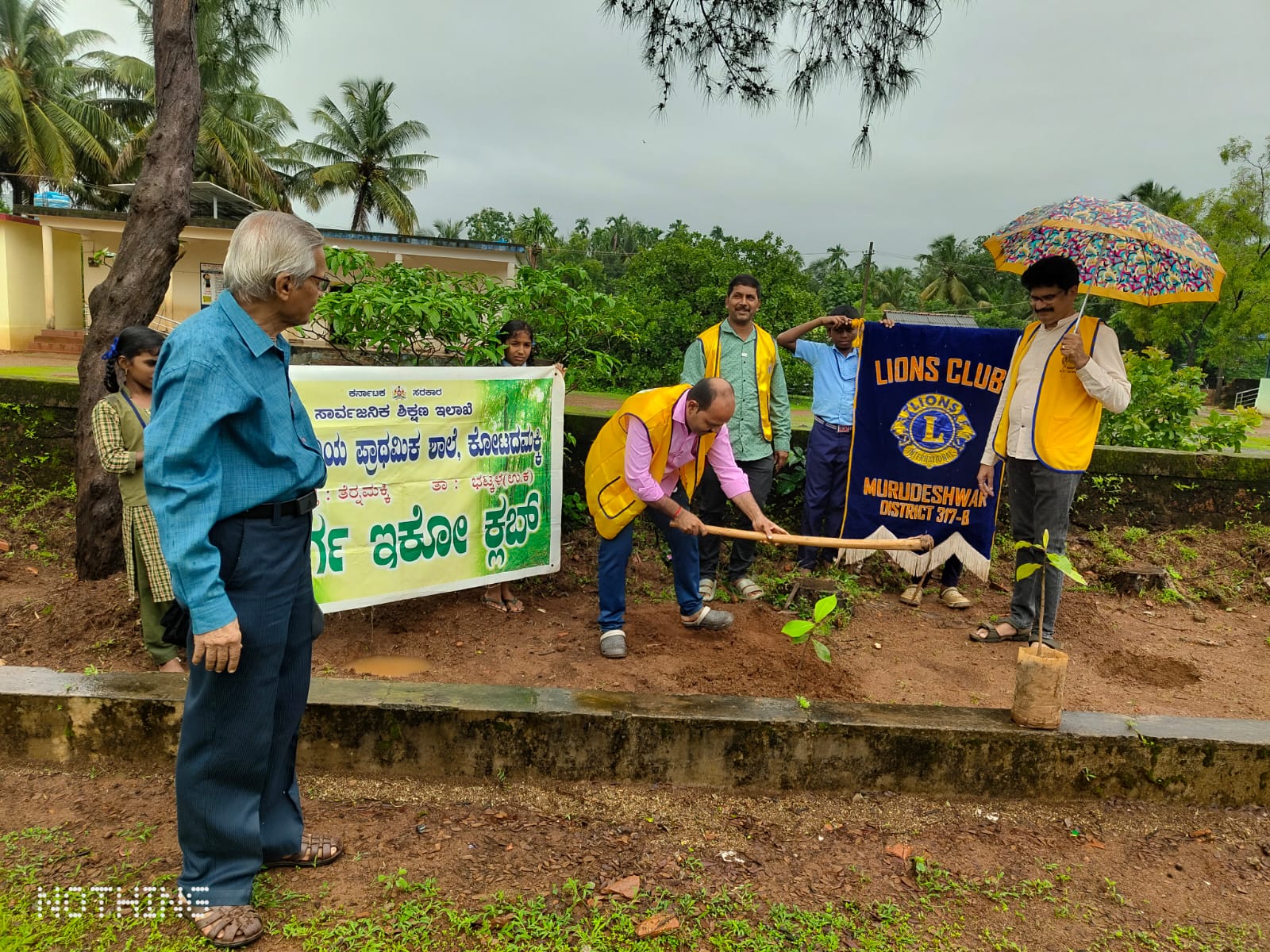 PLANTING THE PLANTS THROUGH ENVIRONMENT AWARENESS.