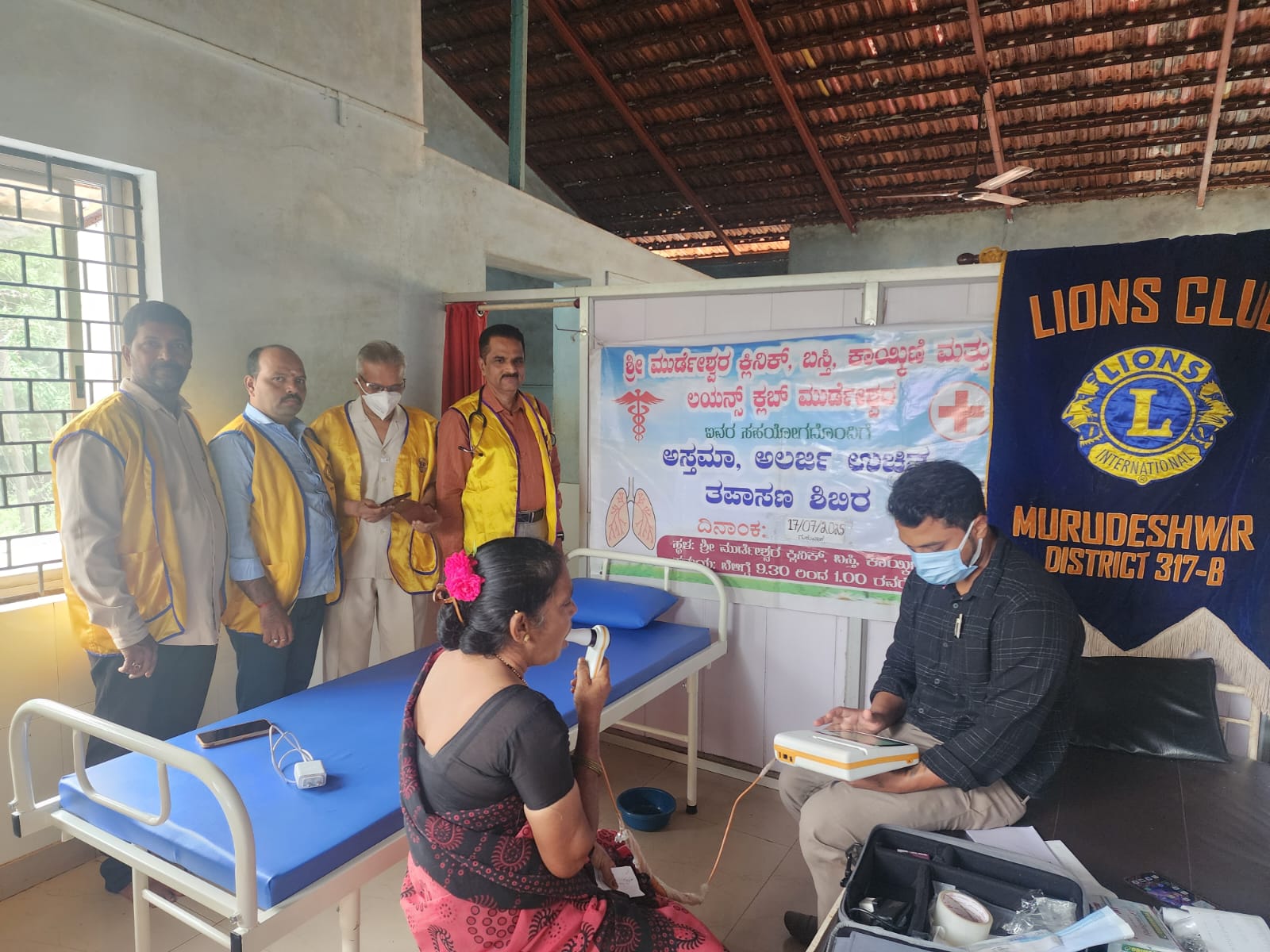 CONDUCTED FREE ASTHAMA AND ALERGY CAMP.