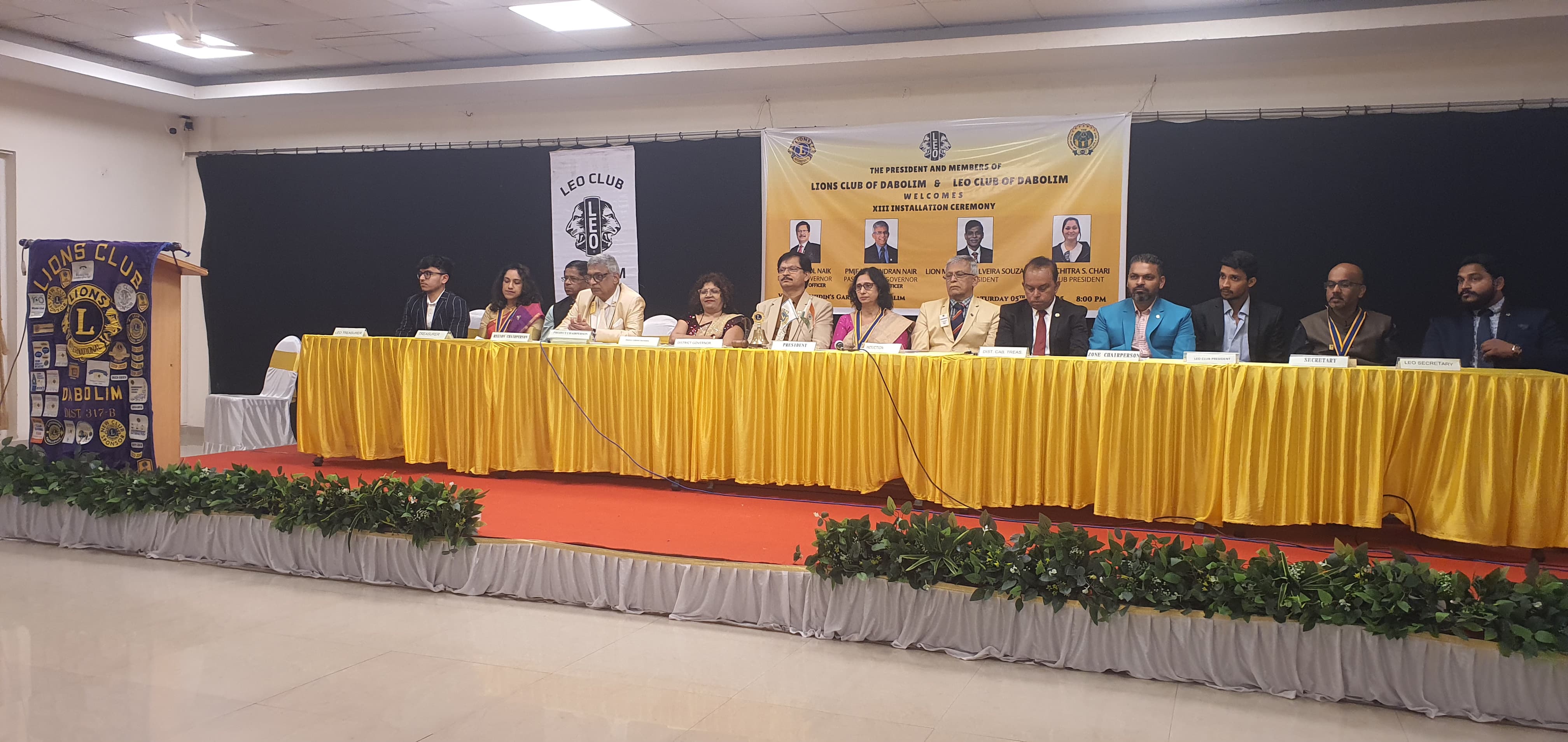 Installation ceremony for year 2025-26