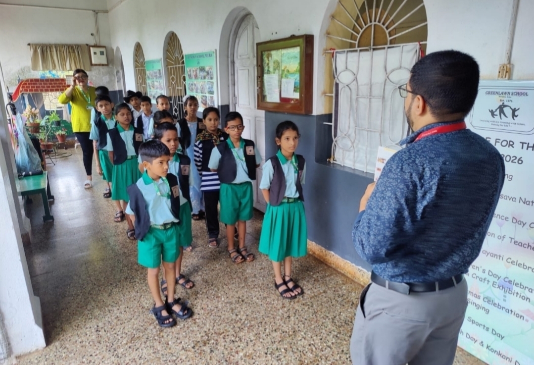 Talk to the children of Greenlawn Primary School Neura on Value Education and how to treat elders in the family.