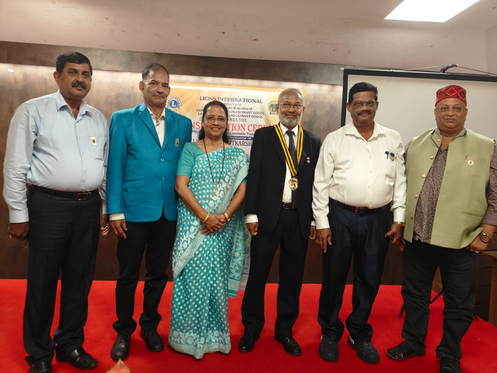 30th Installation ceremony of Lions Club of Margao Gomant Gogal.