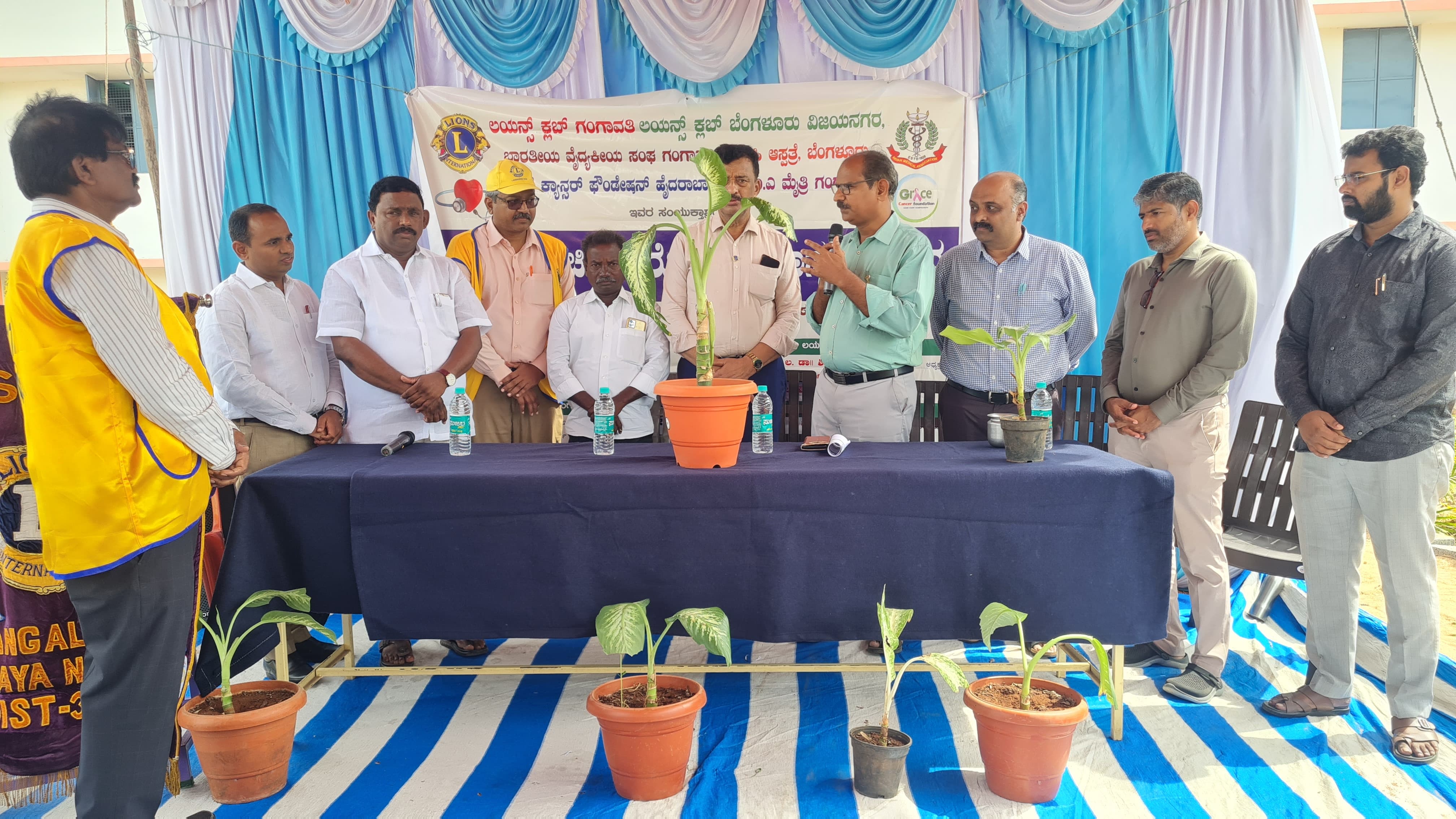 Megha diabetes health check up camp