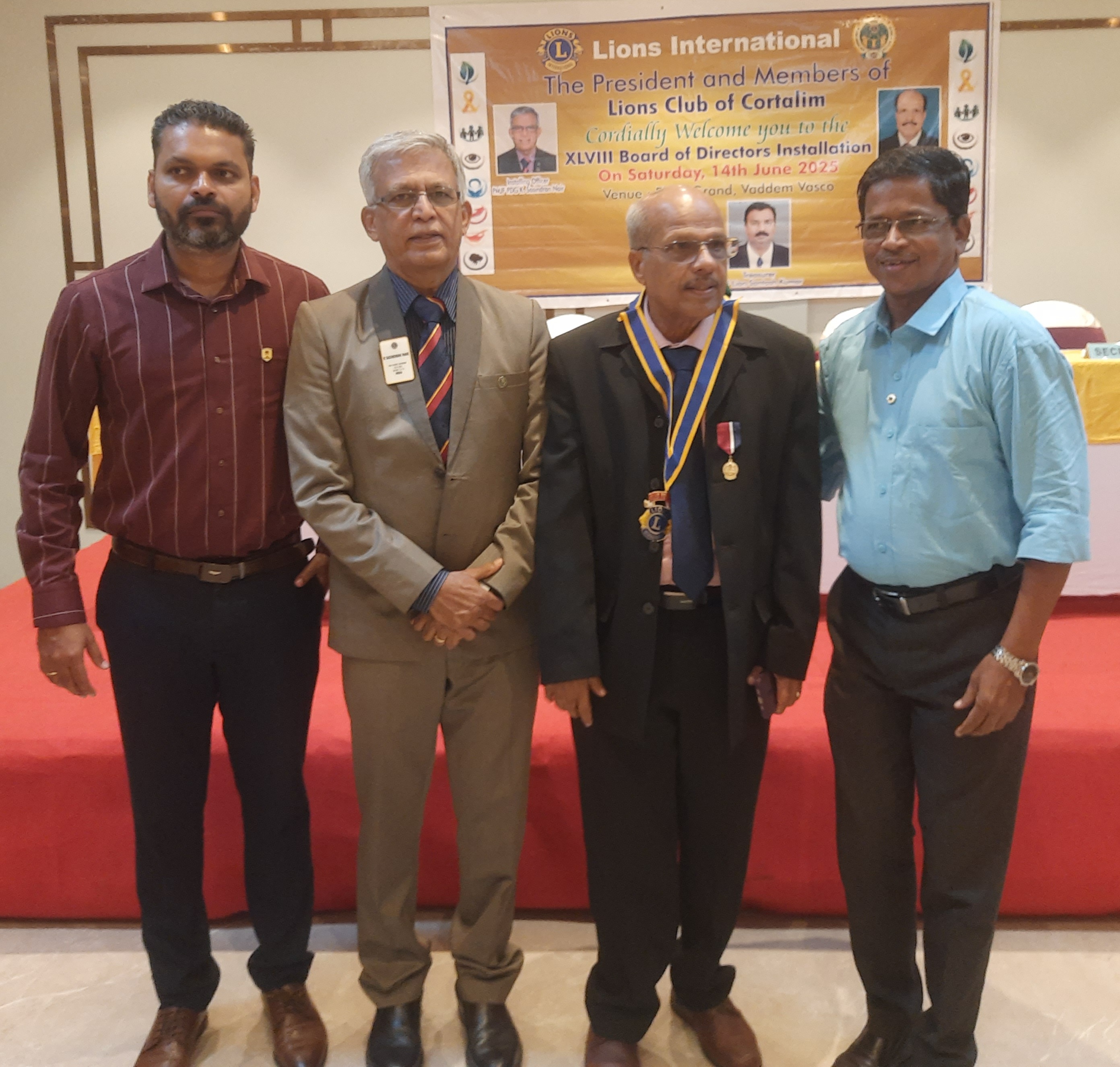 BOD INSTALLATION OF Lion Club of Cortalim 