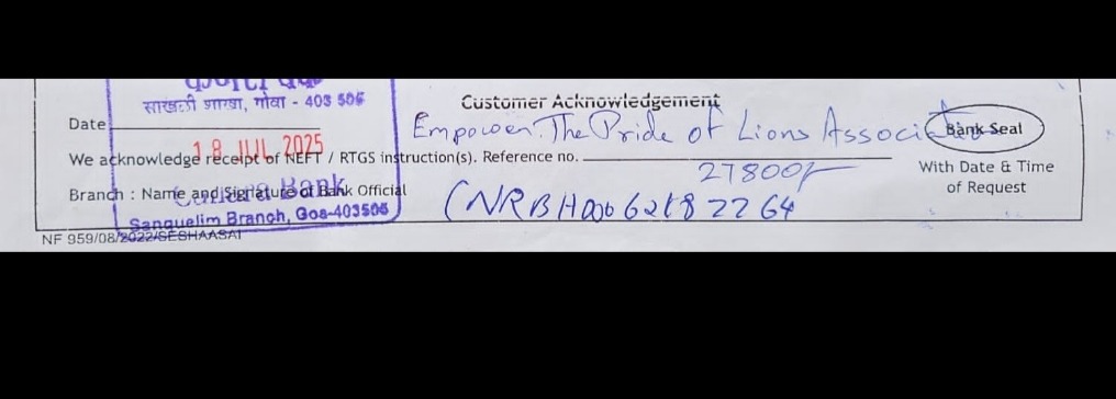 10$ per members towards LCIF foundation 