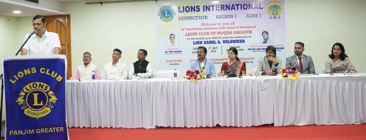 BOD INSTALLATION OF LION CLUB OF PANJIM GREATER 