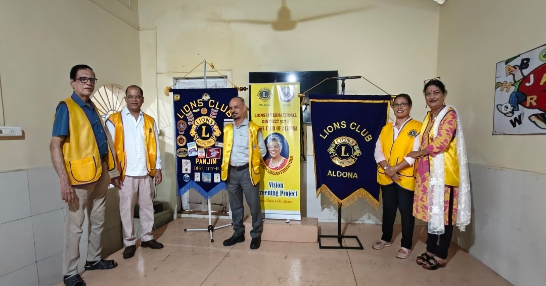Twinning activity with Lions Club of Aldona 