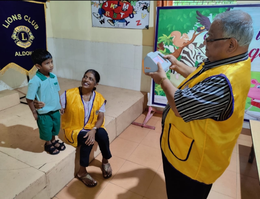 Twinning activity with Lions Club of Aldona 