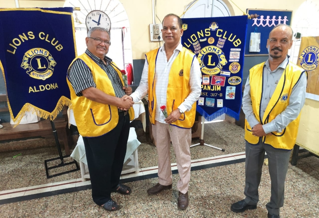Twinning activity with Lions Club of Aldona 