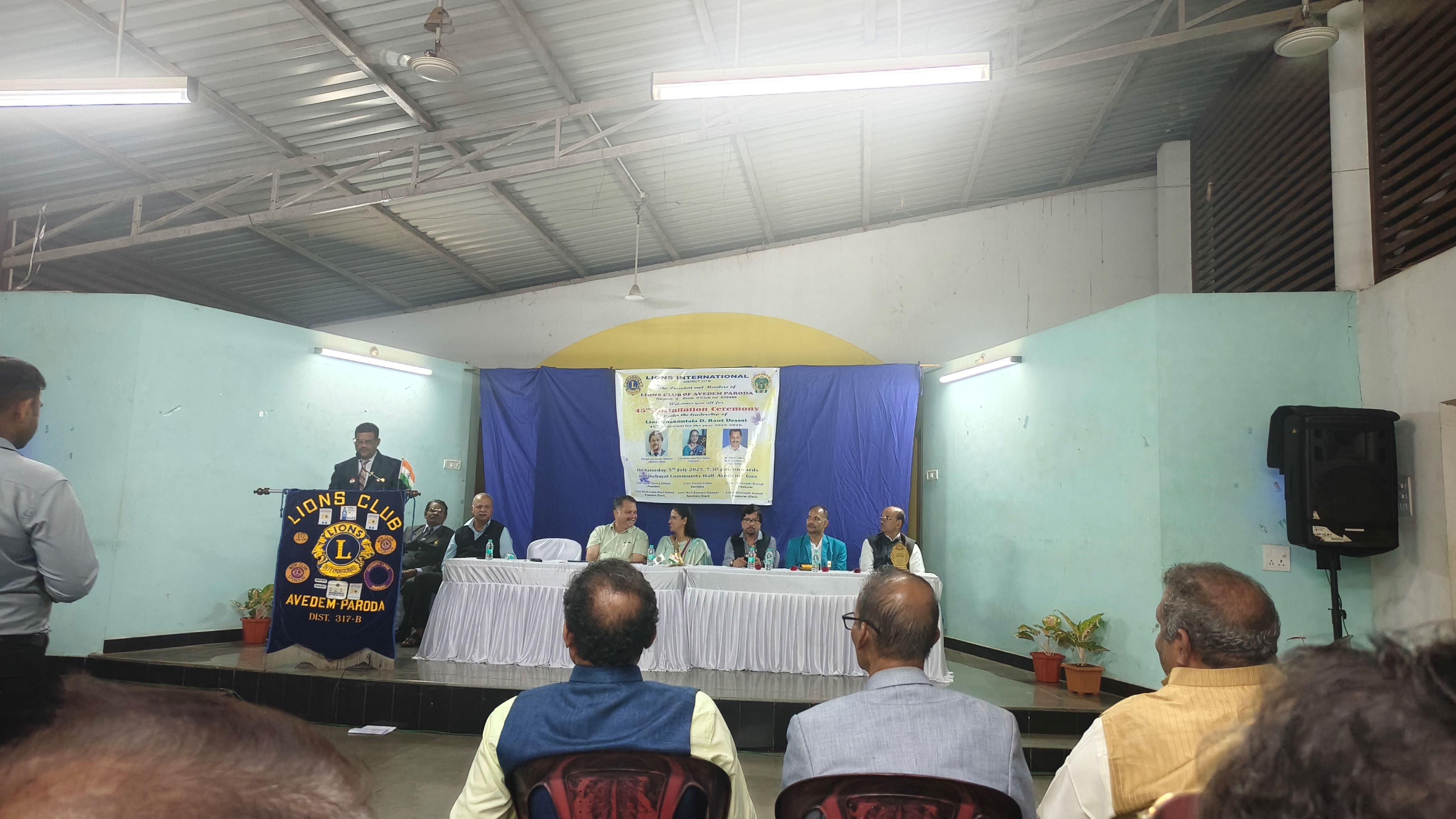 Attended 45th BOD Installation of LC Avedem Paroda , Qupem Goa