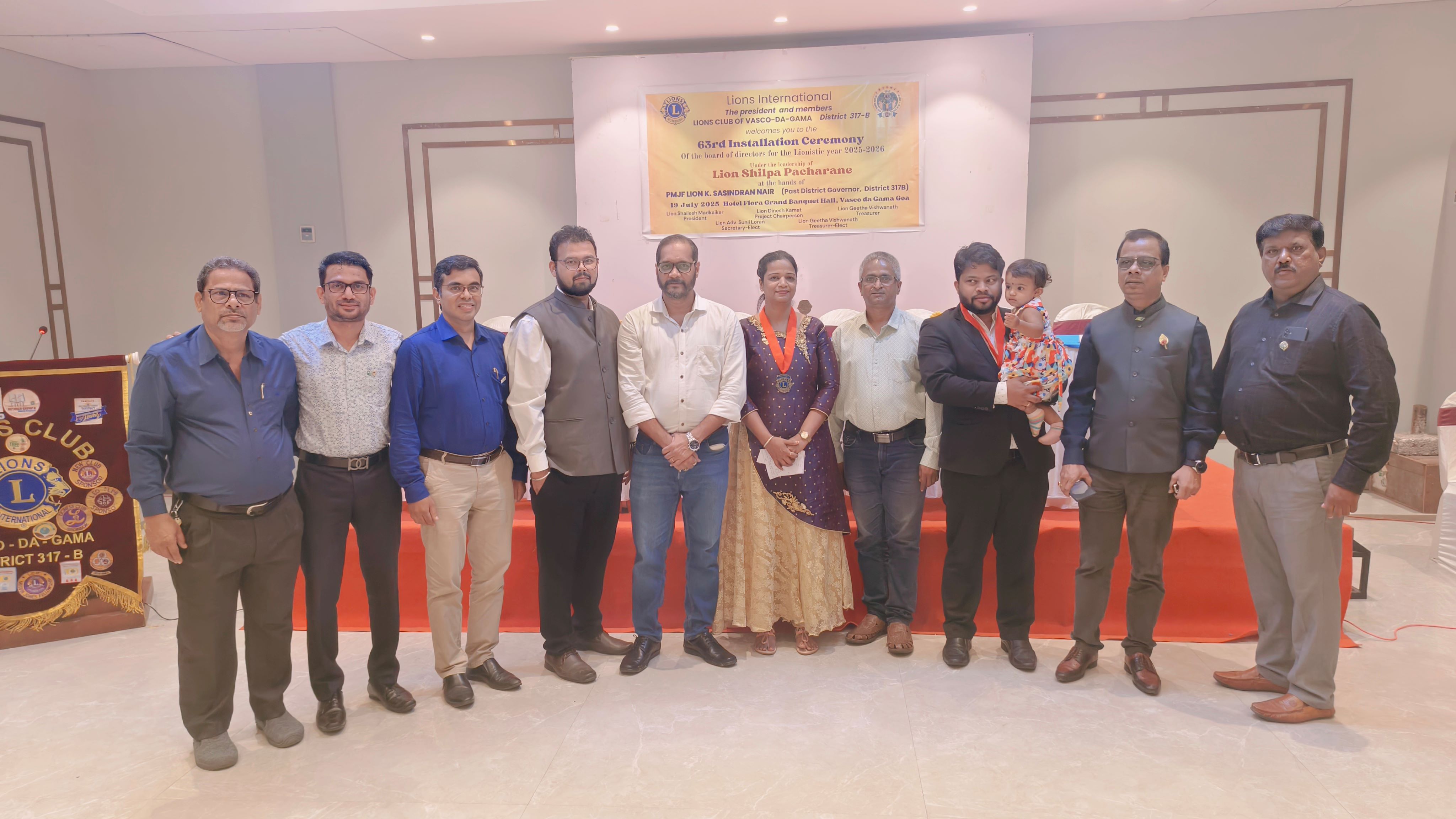 Attended 63rd BOD installation of lion's club of Vasco da Gama