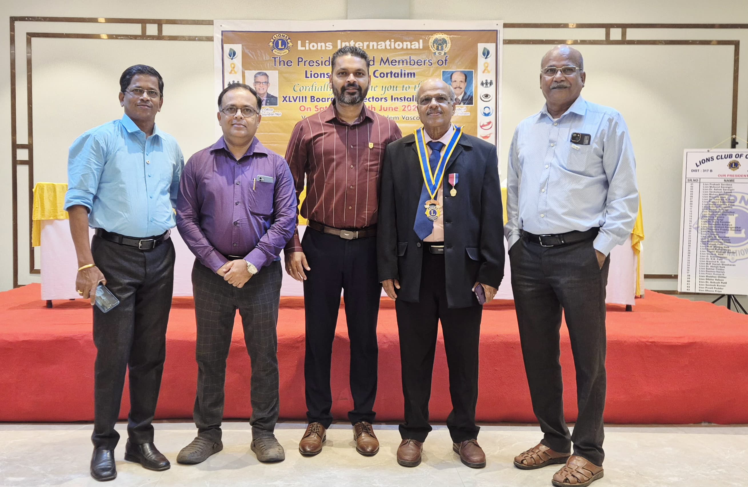 Attended Installation Ceremony of LC Cortalim on 15th June.