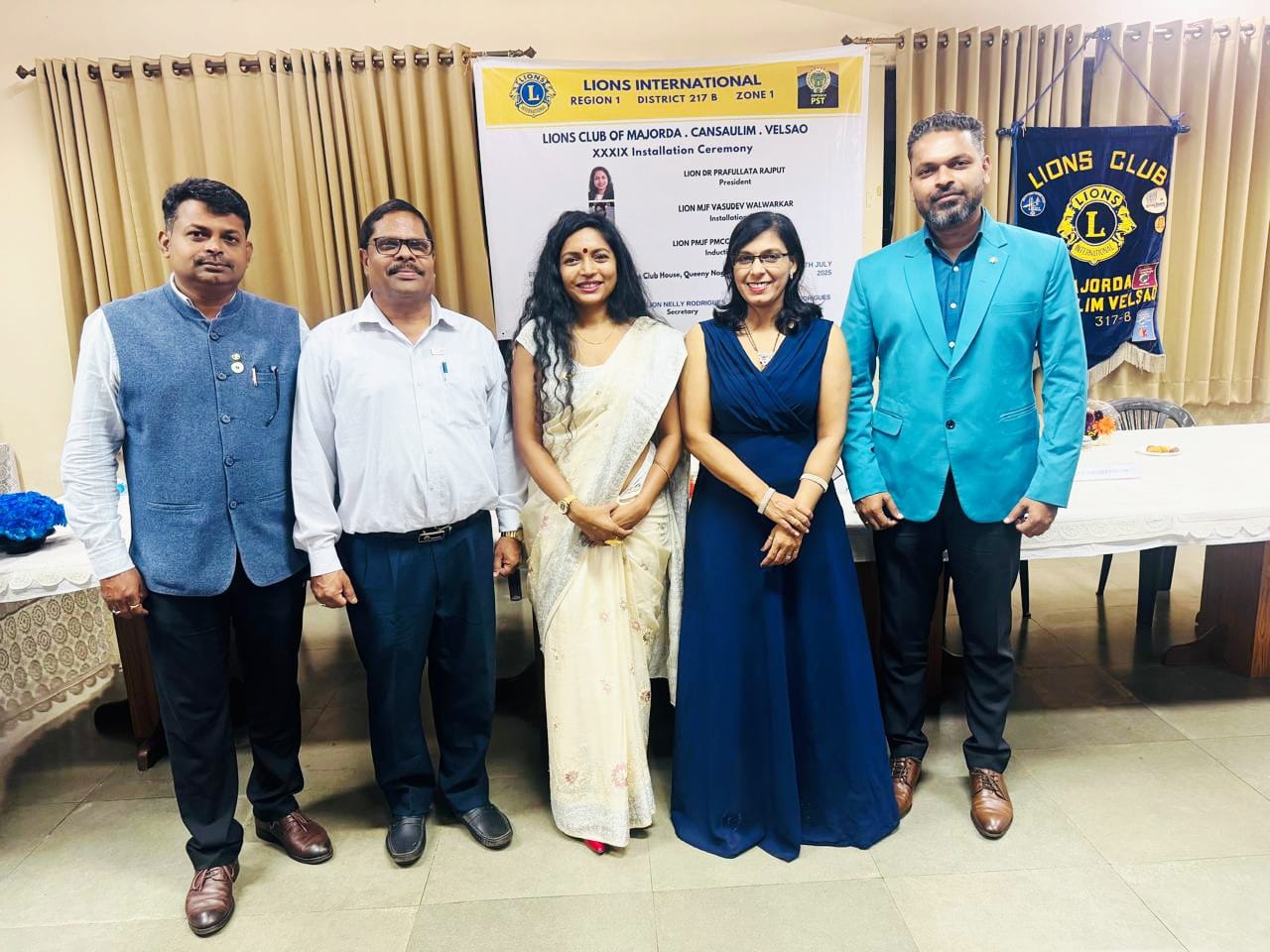 20.	Attended B. D. O. Installation Ceremony of LC Majorda – Cansaulim - Vasco on 4th  July.