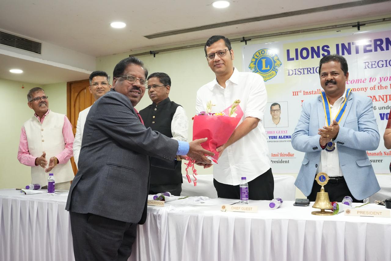 Attended Installation Ceremony of LC Greater Panjim on 8th July.