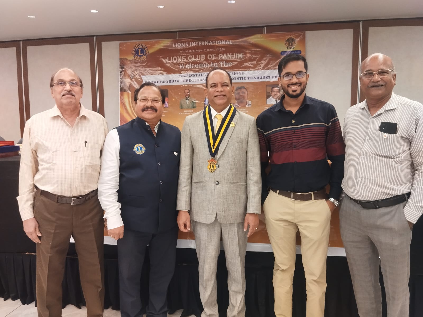 Attended B. D. O. Installation Ceremony of LC Panjim on 21st July.