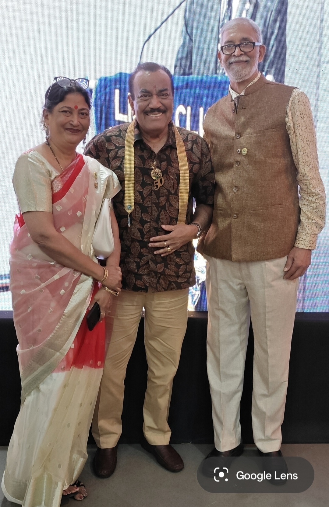 The President and few Members represented the Lions Club of Panjim at the 50th District Installation Ceremony of District Governor PMJF Lion JaiAmol Naik, at Sun Grace Gardens, Ponda