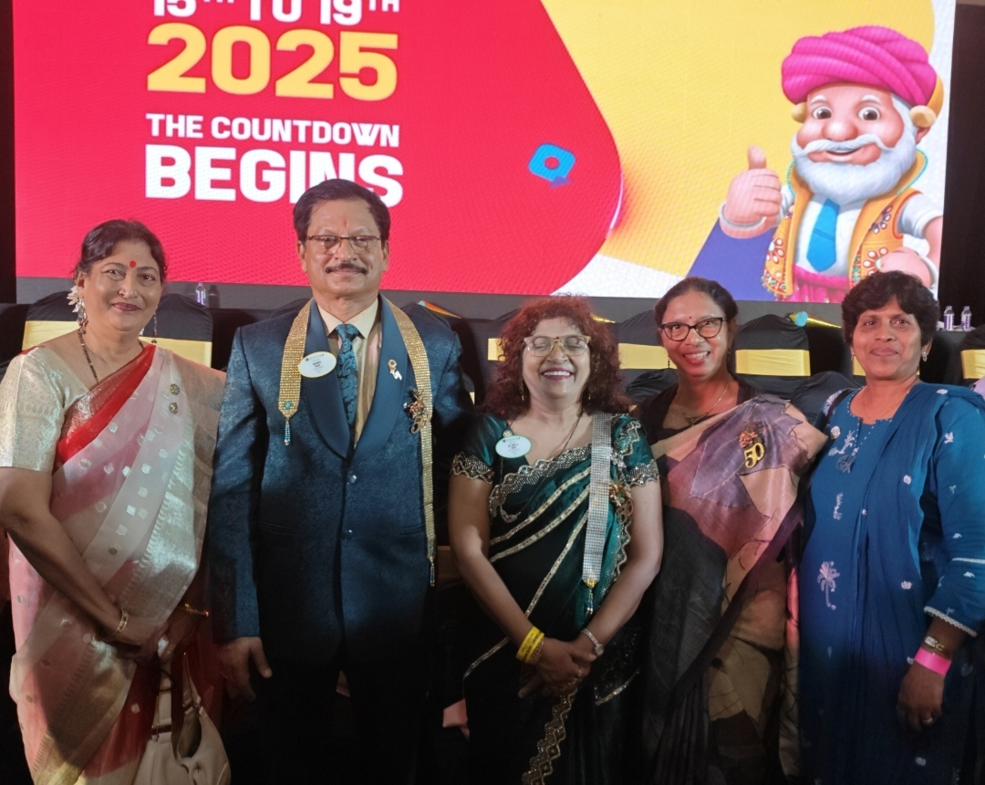 The President and few Members represented the Lions Club of Panjim at the 50th District Installation Ceremony of District Governor PMJF Lion JaiAmol Naik, at Sun Grace Gardens, Ponda