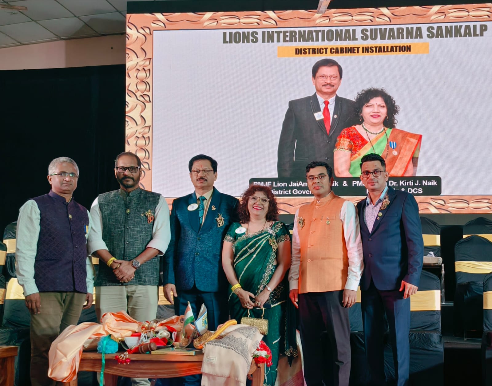 Attended 50th District Cabinet Installation at Sun Grace Garden Bethoda Ponda Goa