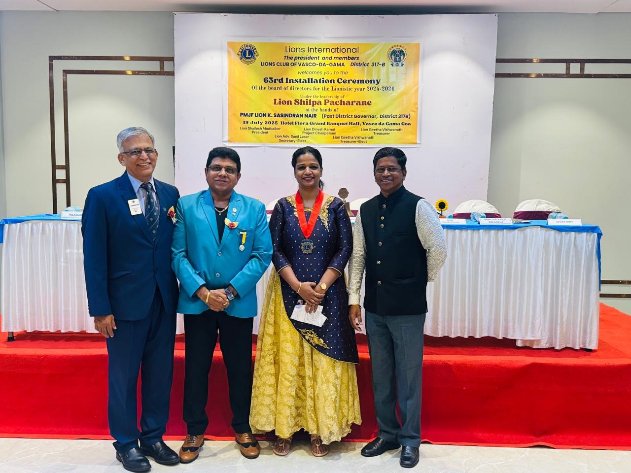  I attended the  BOD  celebration  of Lions Club of Vasco Da Gama.