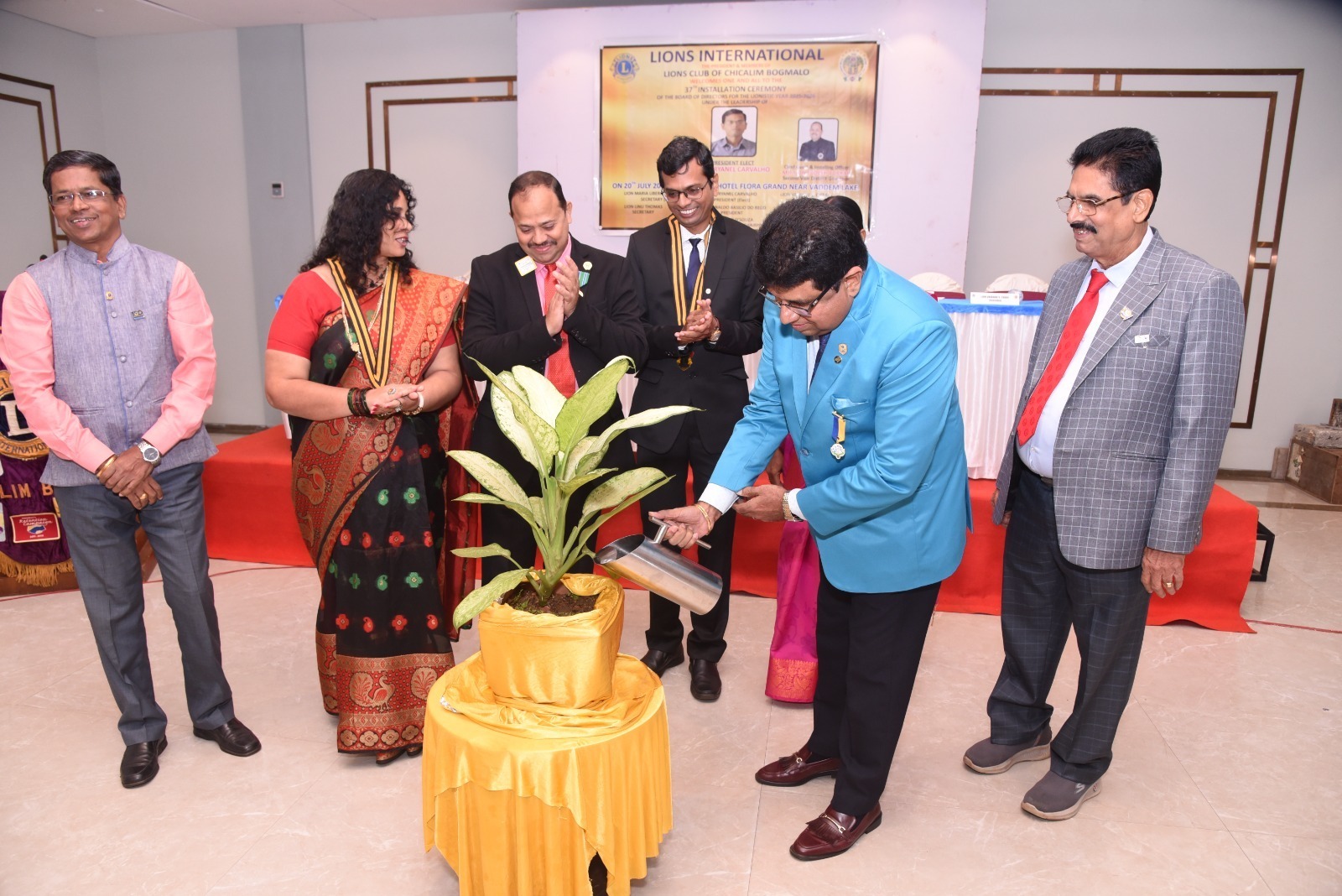 The  BOD Installation Function of Lions Club of Chicalim Bogmalo 