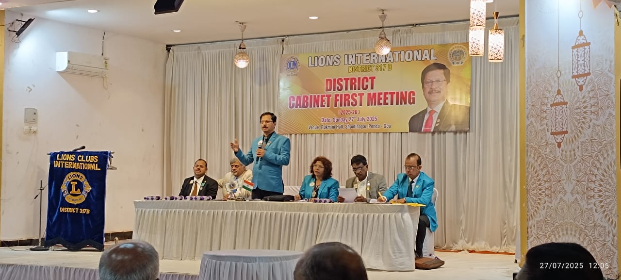 ATTENDED 1 ST CABINET MEETING AT GOA