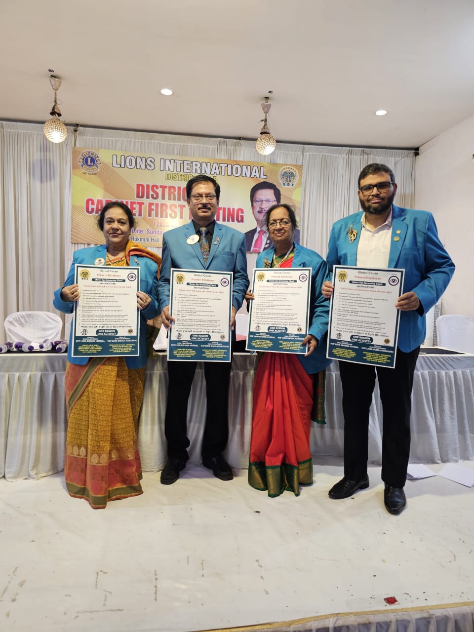 RELEASE OF VISION CHARTS AS ONE REGION ONE ACTIVITY IN CABINET MEETING