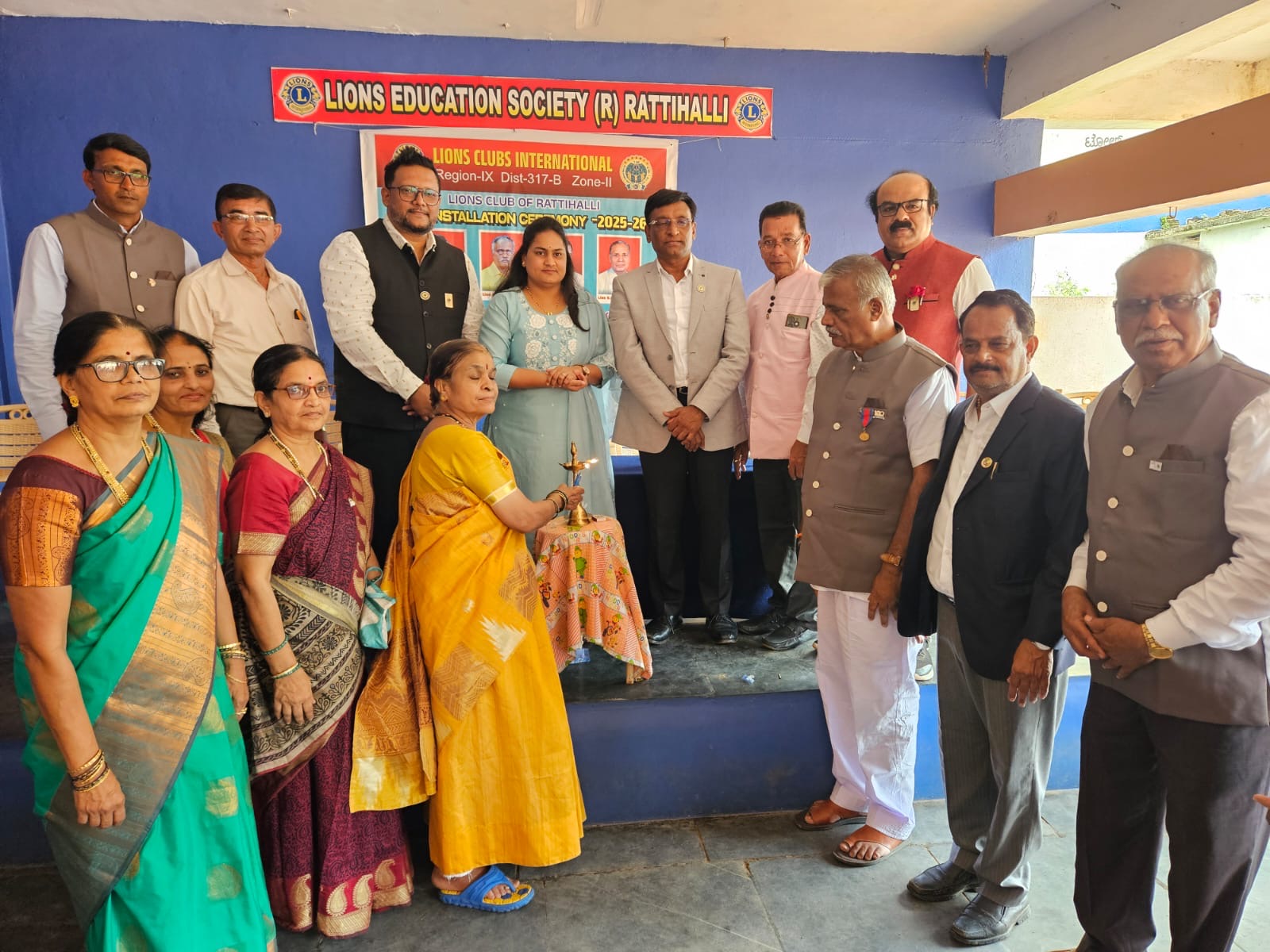 Installation of Rattihalli Club