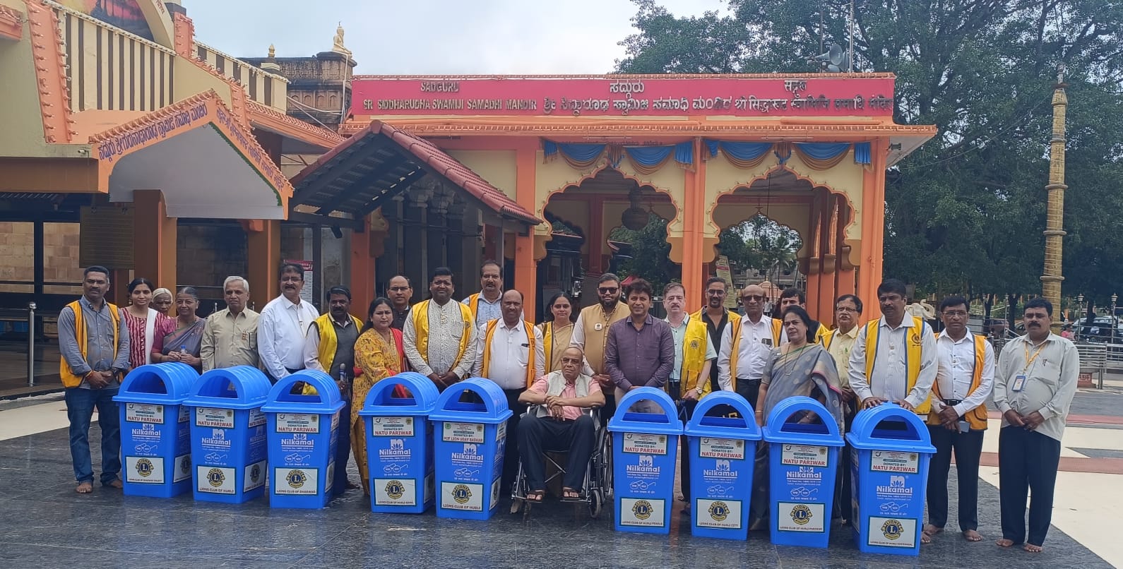 ONE REGION ONE ACTIVITY- PROTECTING OUR ENVIRONMENT- SWACH BHARAT ABHIYAN- DONATION OF DUST BINS