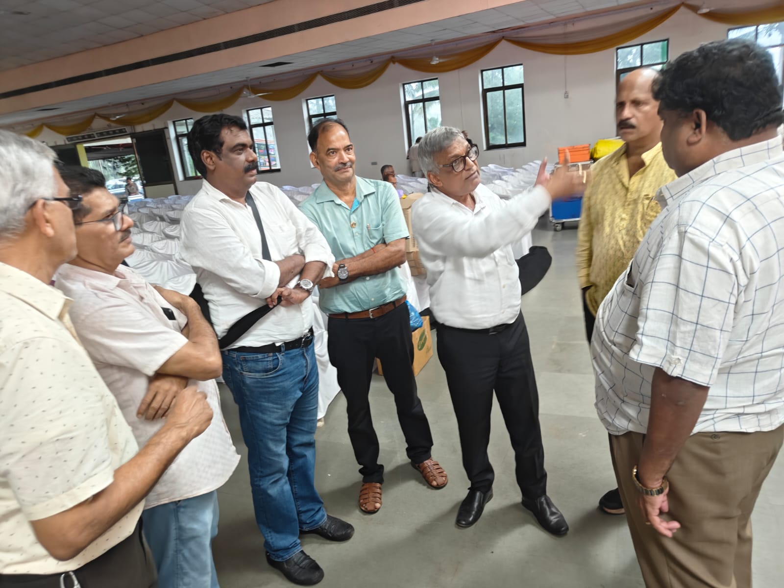 Pre Cabinet installation meetings.