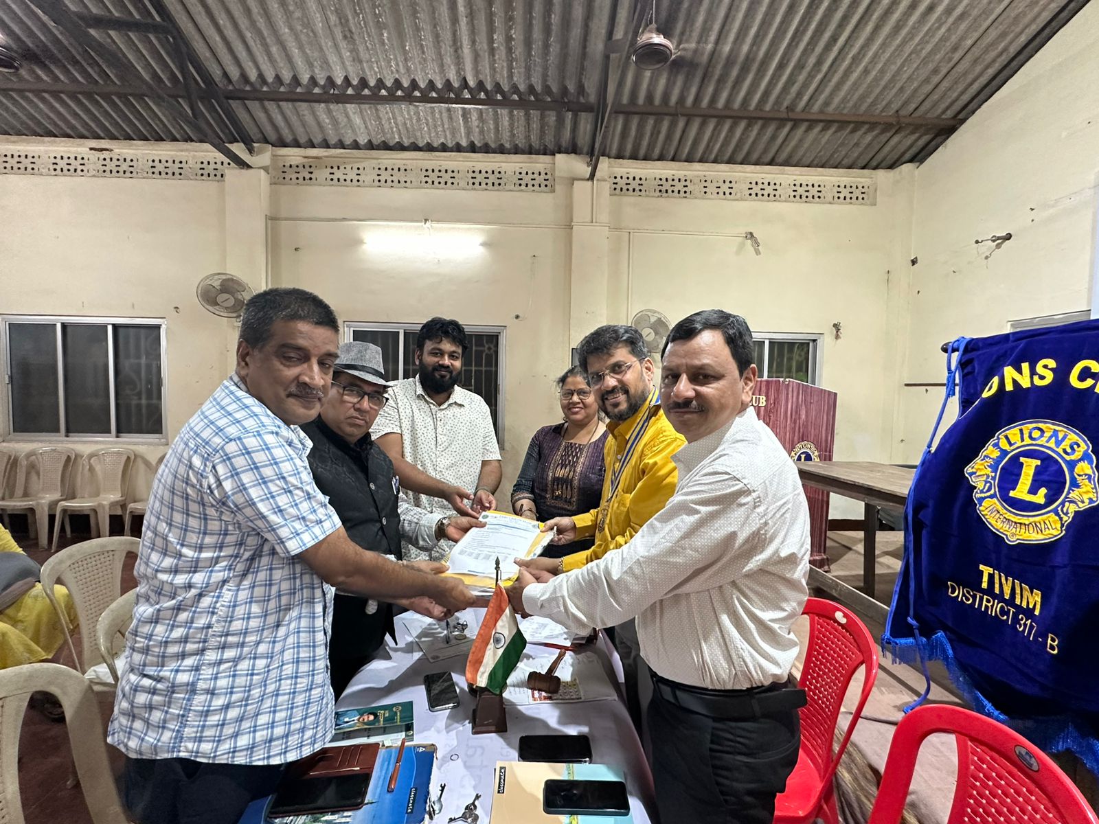 Handover of club assets/ General Records to the incoming Team