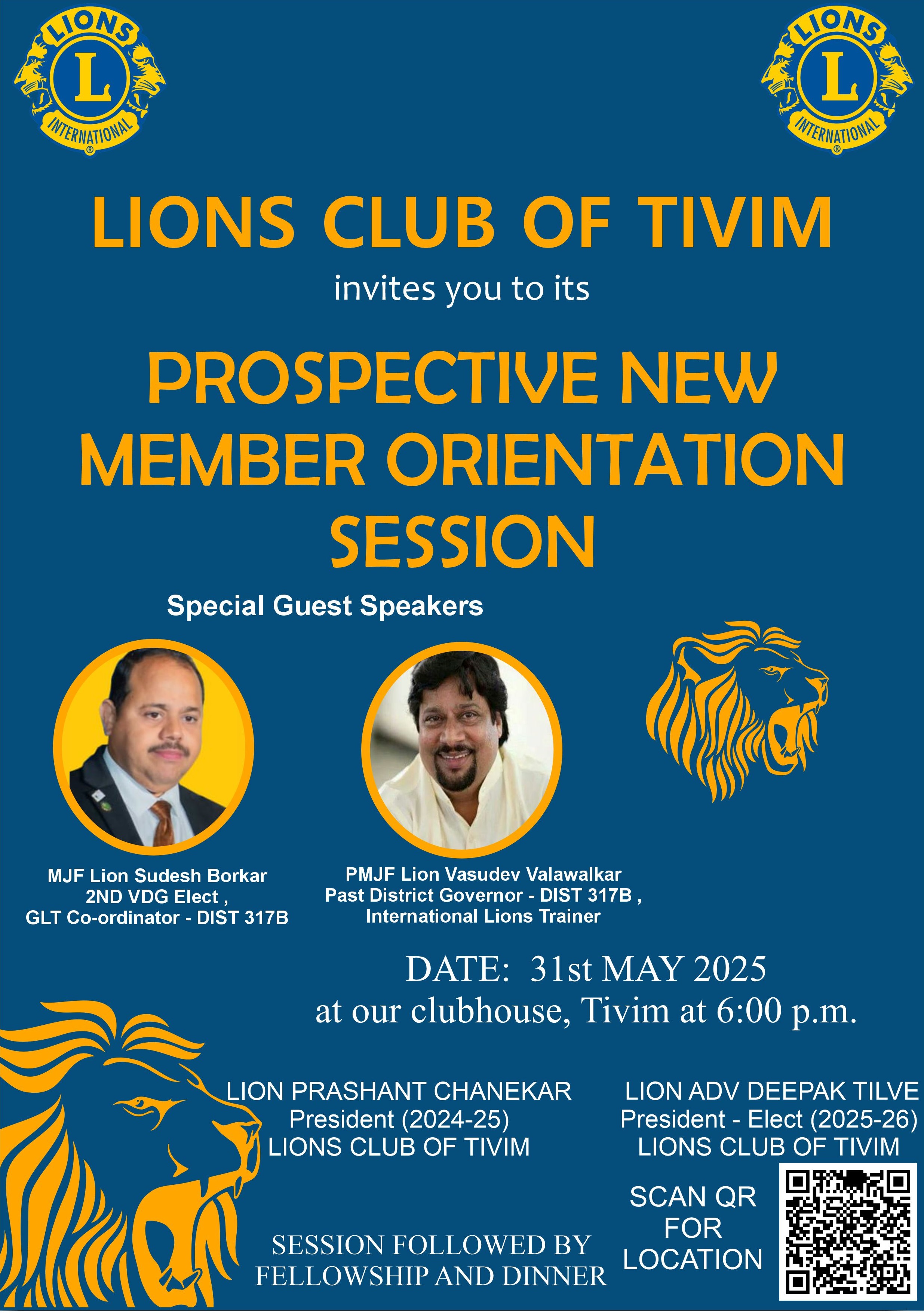 Orientation Program for Prospective Members