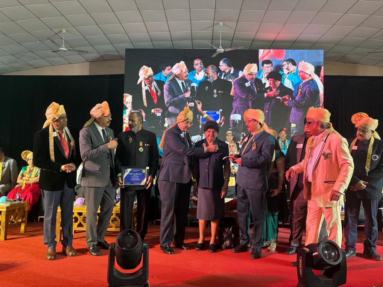 district installation at sun grace ponda