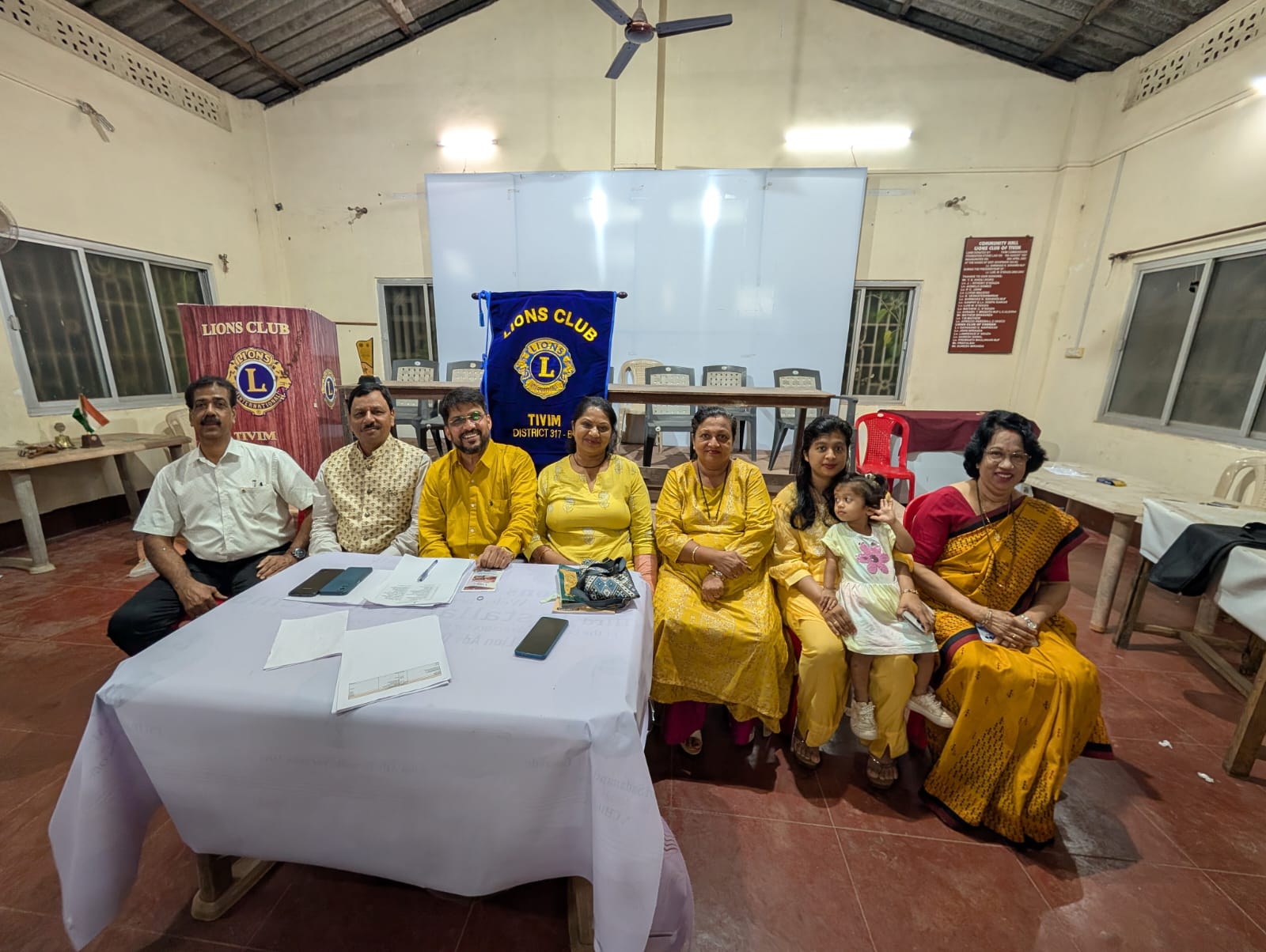 Celebrated the gold colour theme of the district for July during the General Body Meeting