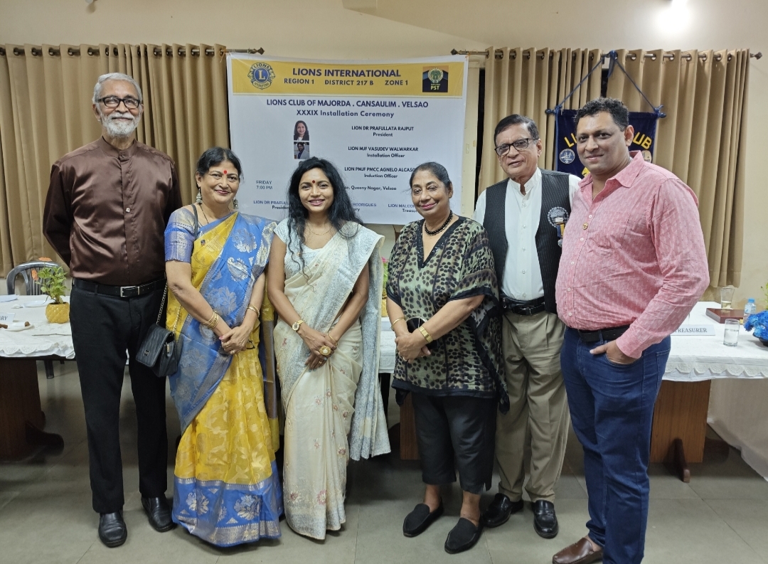 Attended the Installation of Lions Club of  Majorda Cansaulim Velsao 