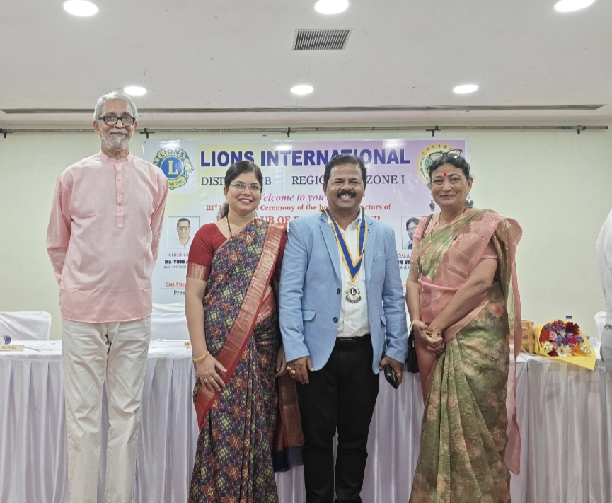 Members of Lions Club of Panjim attended the BOD Installation Ceremony of Lions Club of Panjim Greater 