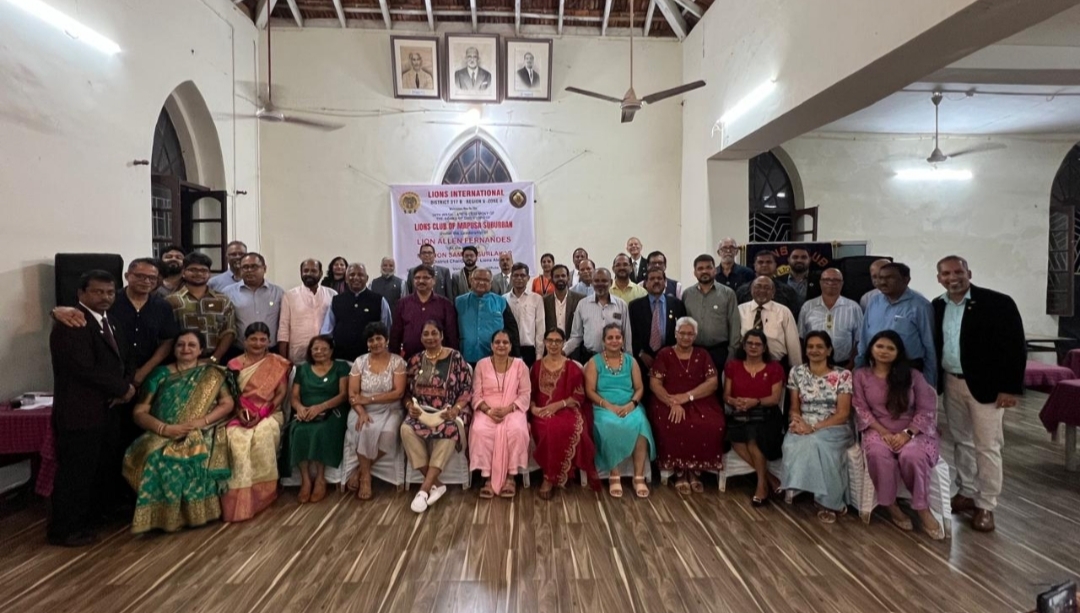 The President and Members of Lions Club of Panjim attended the BOD Installation Ceremony of the Lions Club of Mapusa Suburban 