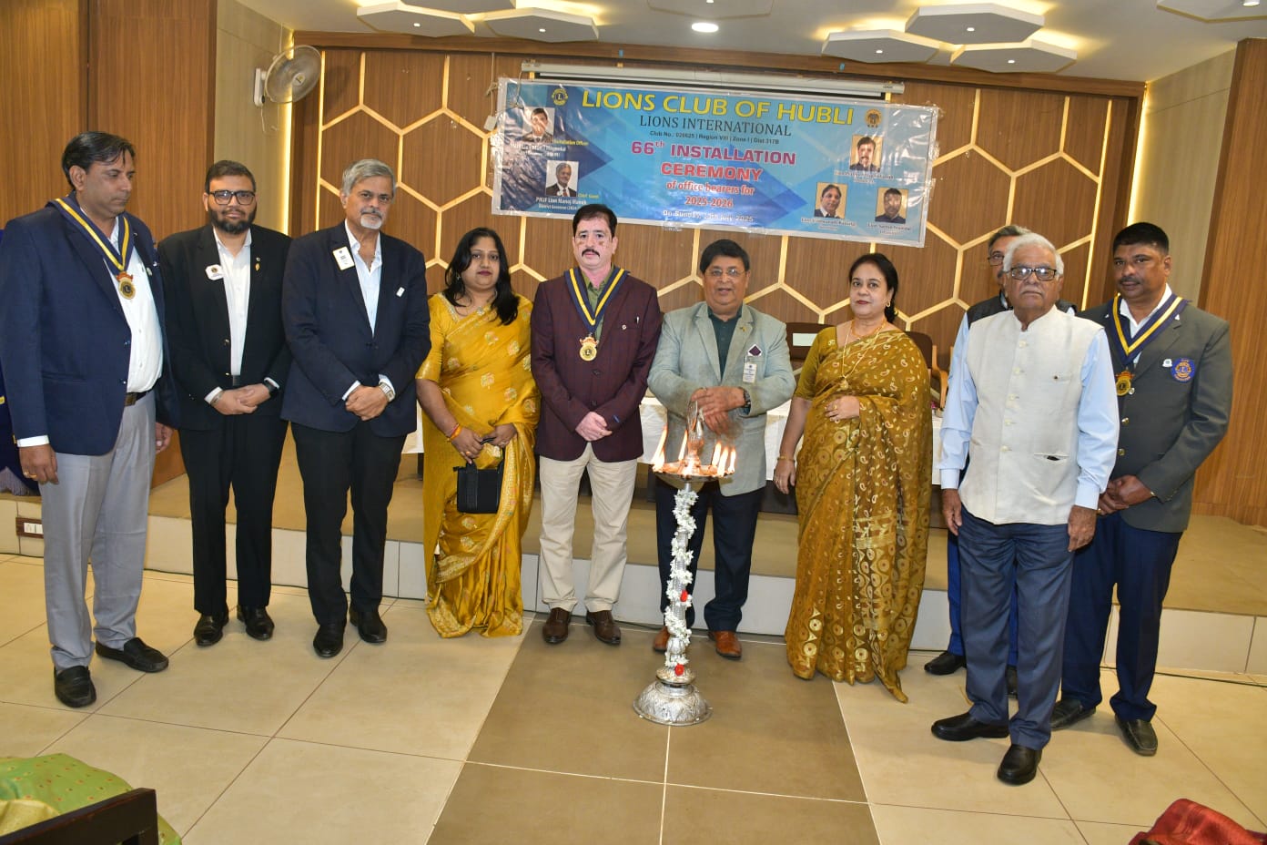 I attended Lions Club Of Hubli BOD installation Ceremony