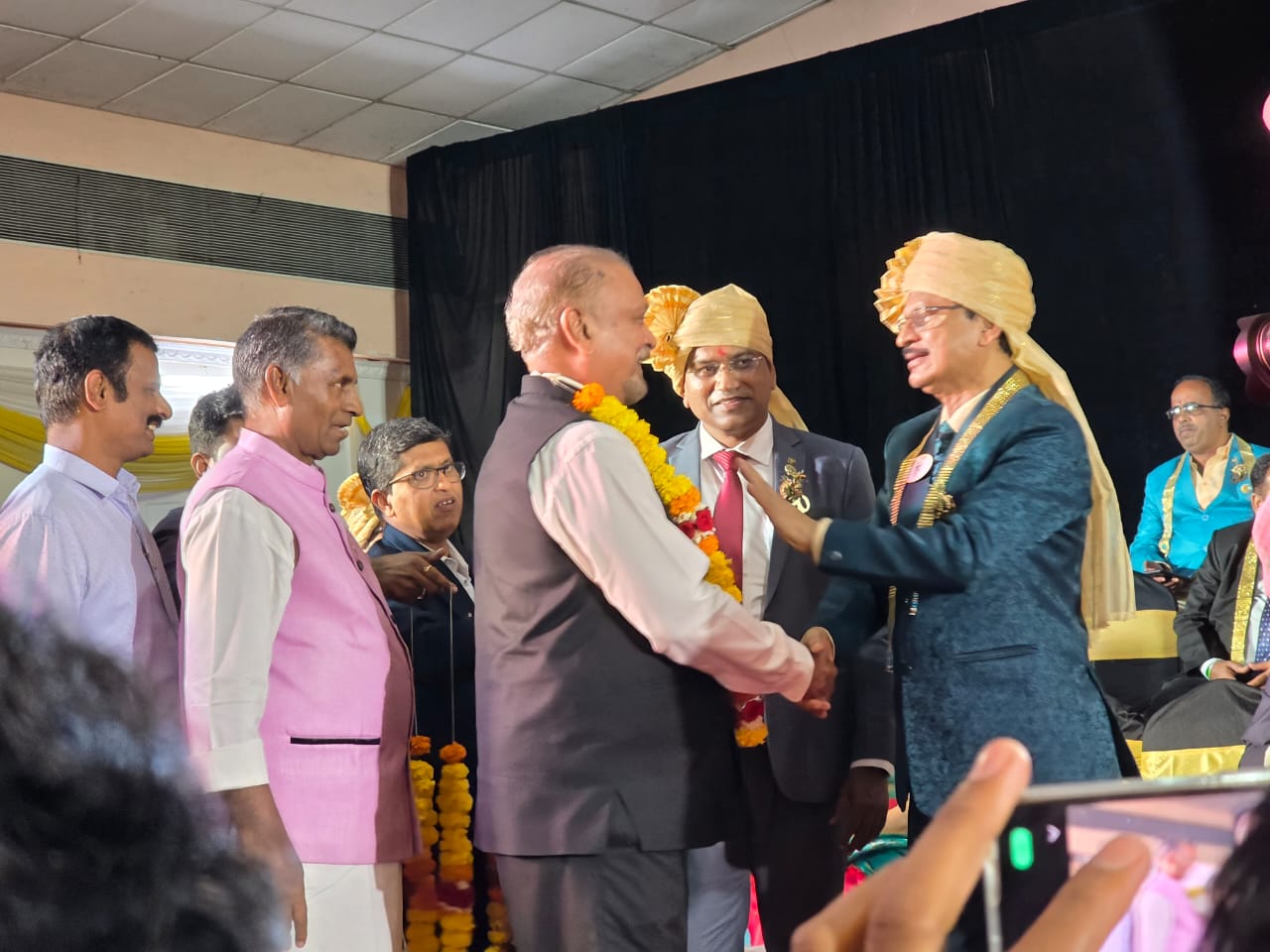 attendence at the district cabinet installation